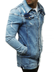 Куртка чоловіча джинсова Яскраво-Синя OZONEE G/474K