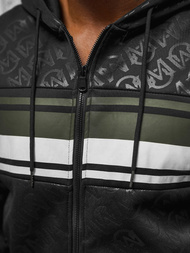 Толстовка чоловіча чорна OZONEE JS/3B563