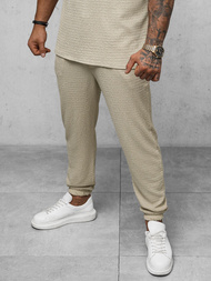 Spodnie dresowe męskie beżowe OZONEE O/K960SP