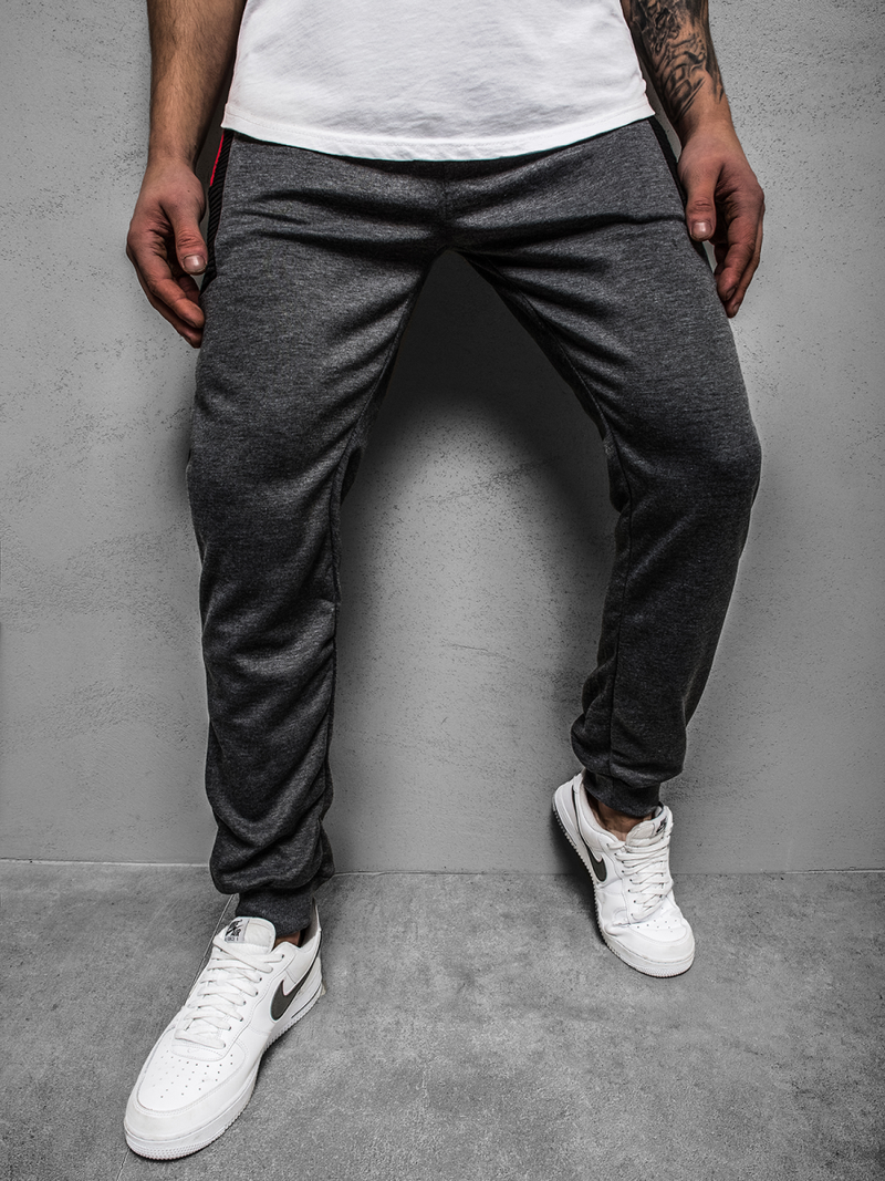 Штани спортивні чоловічі Темно-сірі OZONEE JS/JZ11020Z