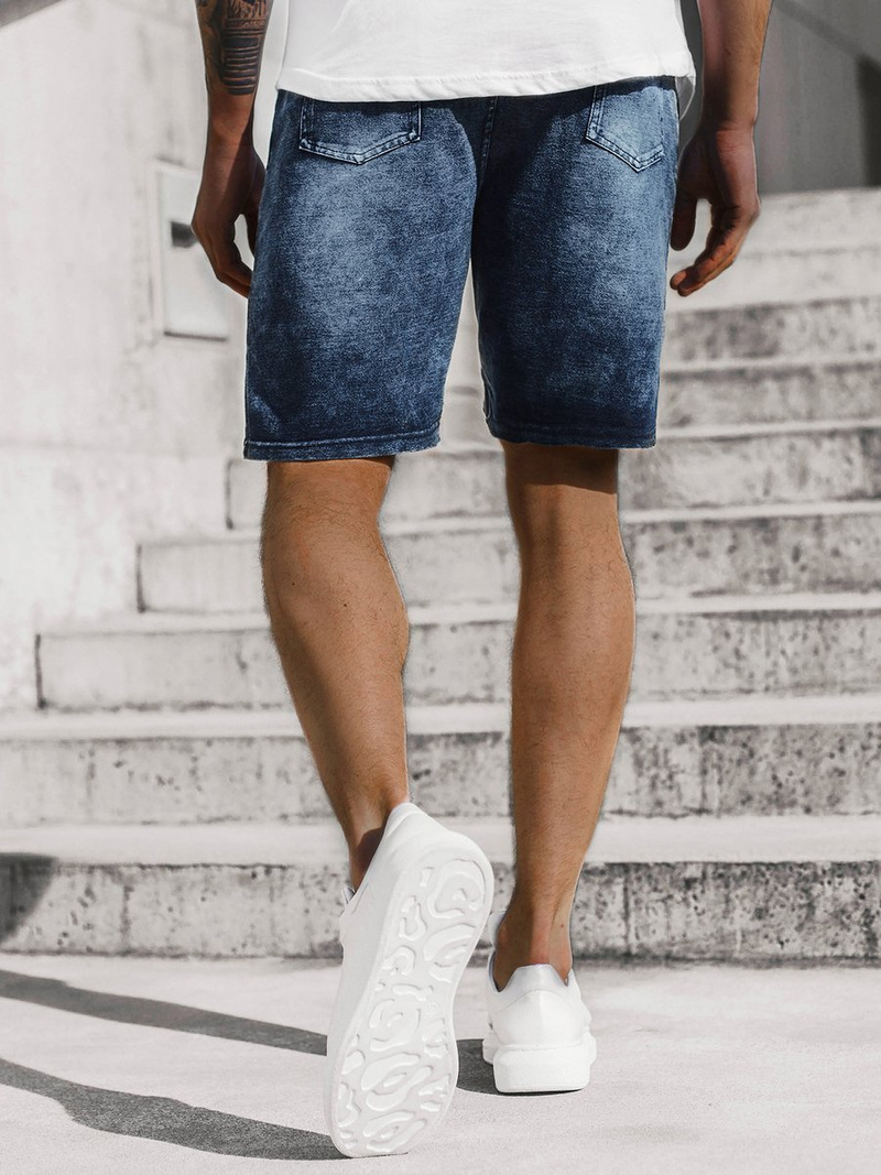 Шорти джинові чоловічі Синi OZONEE JS/KK1070/1