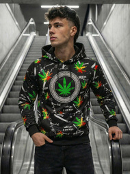 Толстовка чоловіча Чорна OZONEE O/B269Z