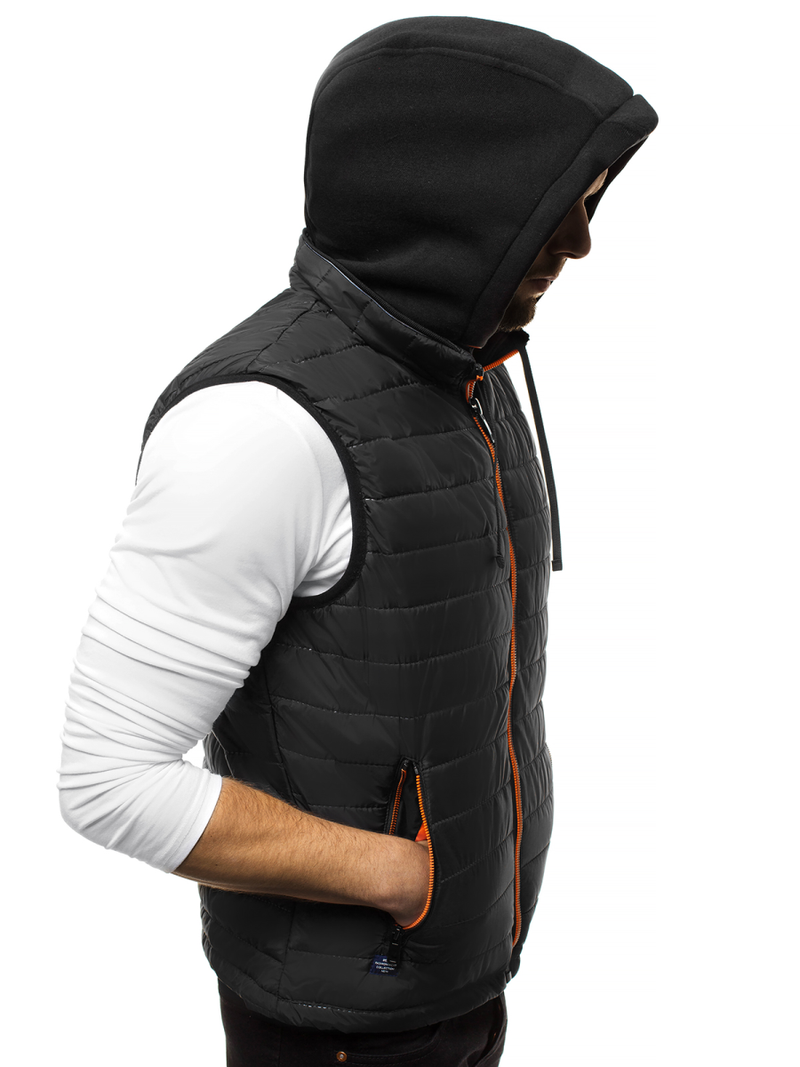 Безрукавка чоловіча Чорна OZONEE N/6102