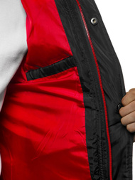 Kurtka zimowa męska czarna OZONEE JB/JP1180