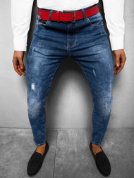 Spodnie jeansowe męskie niebieskie OZONEE DR/TF101