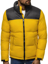 Kurtka zimowa męska pikowana camelowa jb/jp1186/4