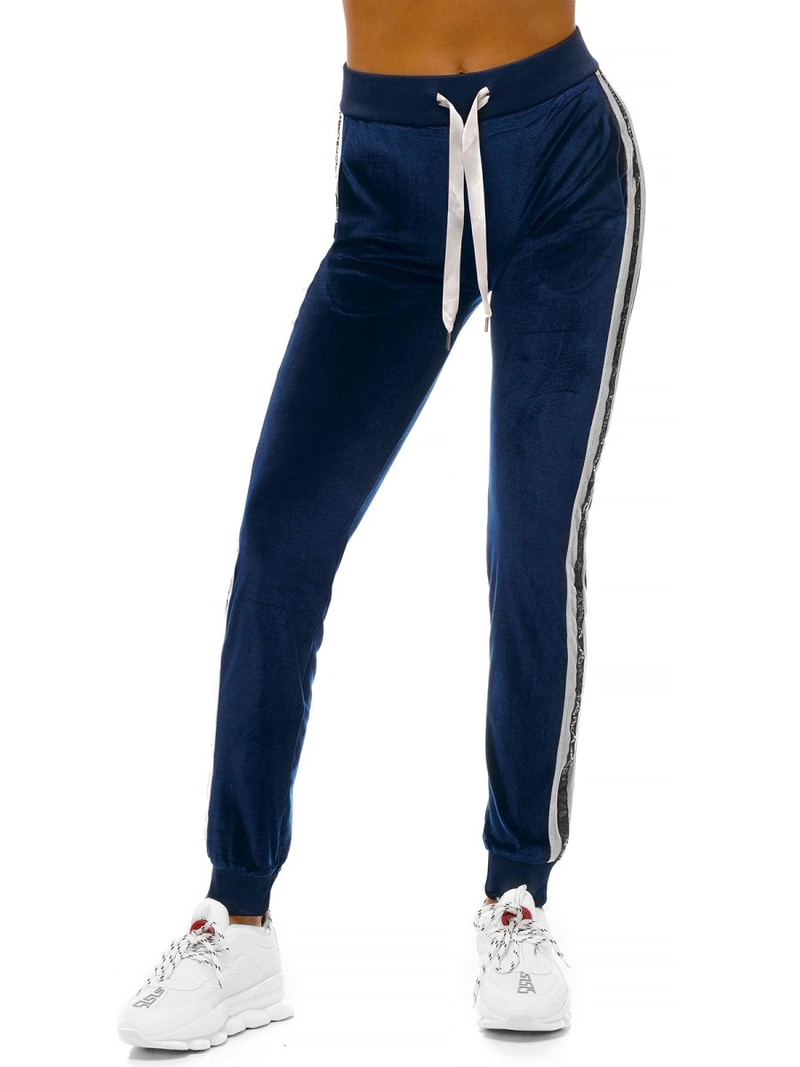 Spodnie dresowe damskie granatowe OZONEE O/82275