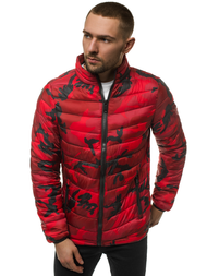Kurtka męska przejściowa czerwona-moro OZONEE JS/SM80Z
