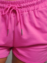 Шорти спортивні жіночі темно-рожевий OZONEE JS/8K1256/19