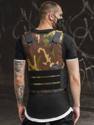 Kamizelka taktyczna męska moro OZONEE PE/4003