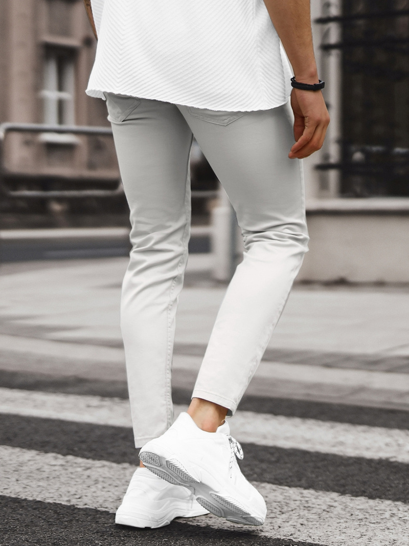 Spodnie jeansowe męskie szare OZONEE E/5194/01