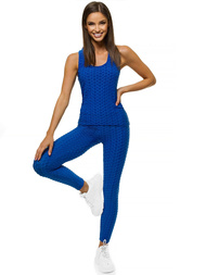 Komplet sportowy dwuczęściowy niebieski OZONEE JS/YW88037/9