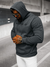 Bluza z kapturem męska grafitowa OZONEE JS/27B6512/5