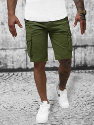 Spodenki męskie chino zielone OZONEE T/XX160086/3Z