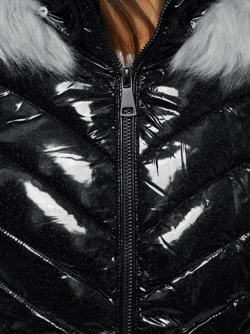 Куртка жіноча Чорна OZONEE O/DK059/1