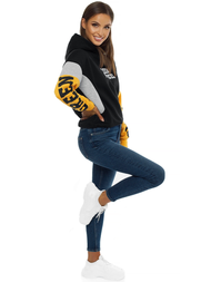 Жіноча Толстовка Чорна OZONEE JS/KSW2025