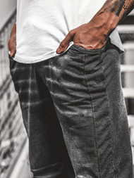 Штани чоловічі джоггери Чорнi OZONEE JS/KK1021