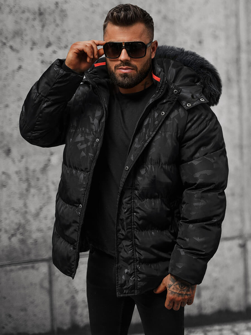 Куртка чоловіча Чорна OZONEE JS/27M8109