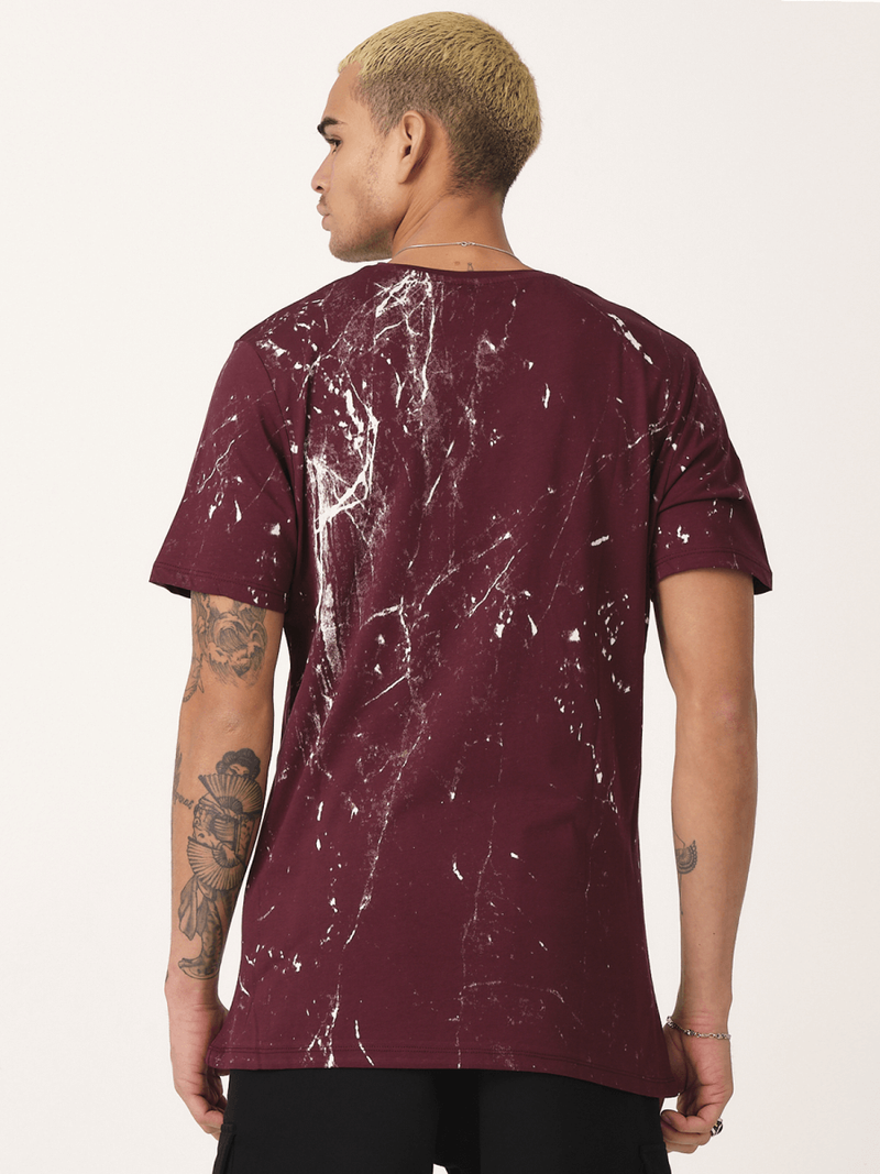 Футболка чоловіча Бордовий OZONEE MR/21551