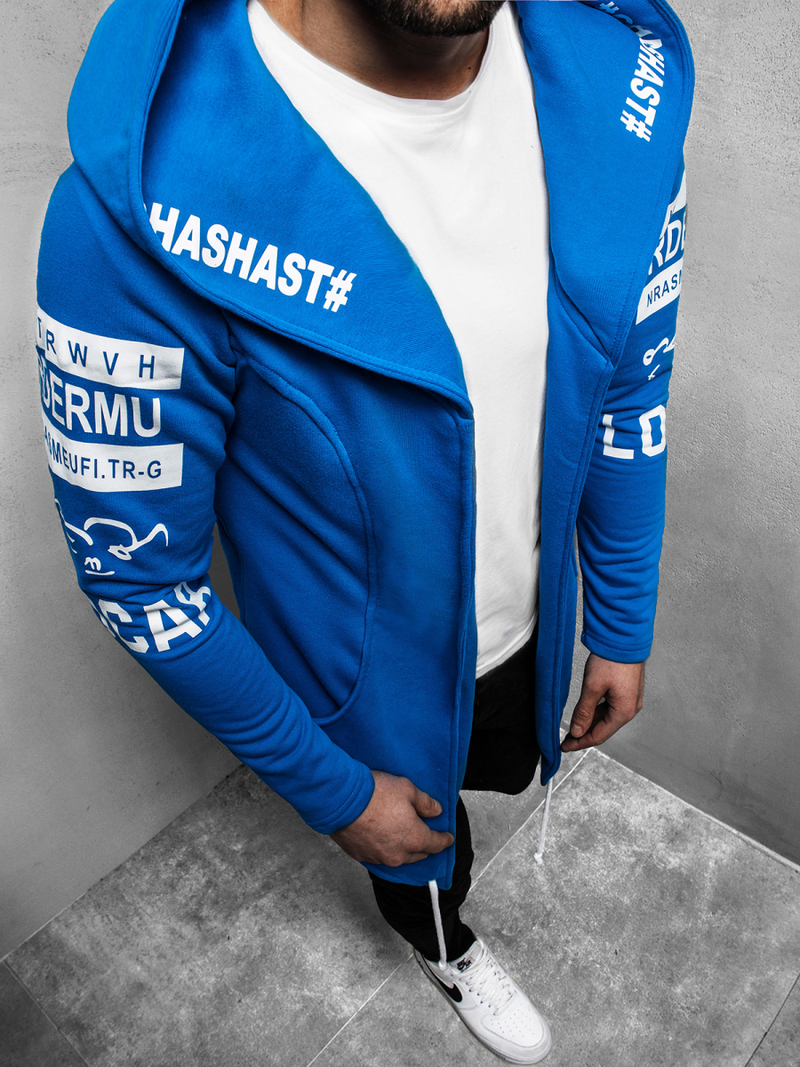 Bluza męska niebieska OZONEE A/11110Z