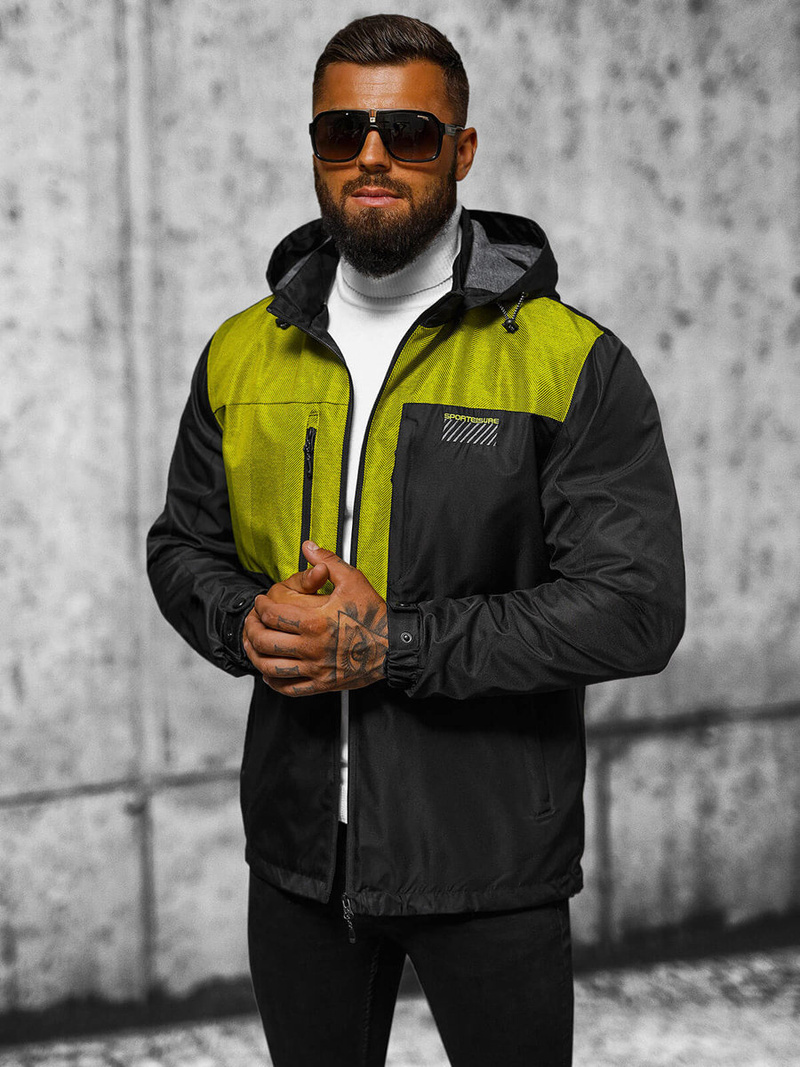 Куртка чоловіча чорна OZONEE JS/22M311/392