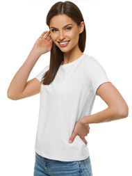 T-shirt damski biały OZONEE JS/SD211/1