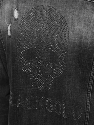 Kurtka męska jeansowa szara OZONEE NB/MJ511G