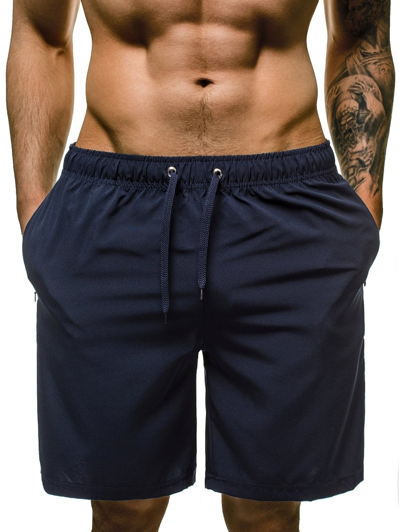 Spodenki kąpielowe męskie granatowe OZONEE JS/HH037/4