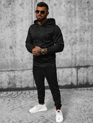 Komplet dresowy męski czarny OZONEE O/3A162