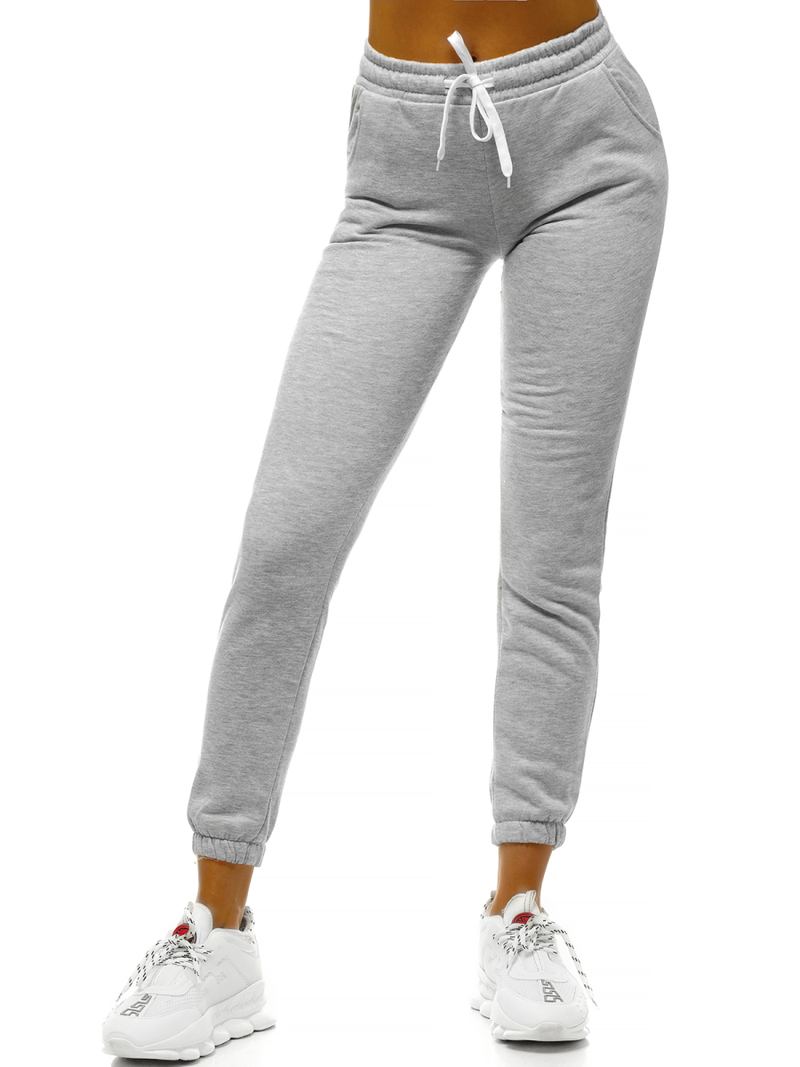 Spodnie dresowe damskie szare OZONEE JS/KSW5008