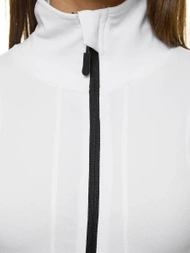 Bluza damska rozpinana biała OZONEE JS/HD150/45