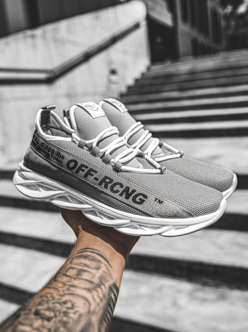 Sneakersy szare OZONEE T/02