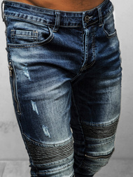 Spodnie jeansowe męskie niebieskie OZONEE NB/MP007BS