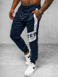 Spodnie dresowe męskie granatowe OZONEE JS/8K209