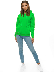Bluza z kapturem damska zielona OZONEE JS/W02/70Z