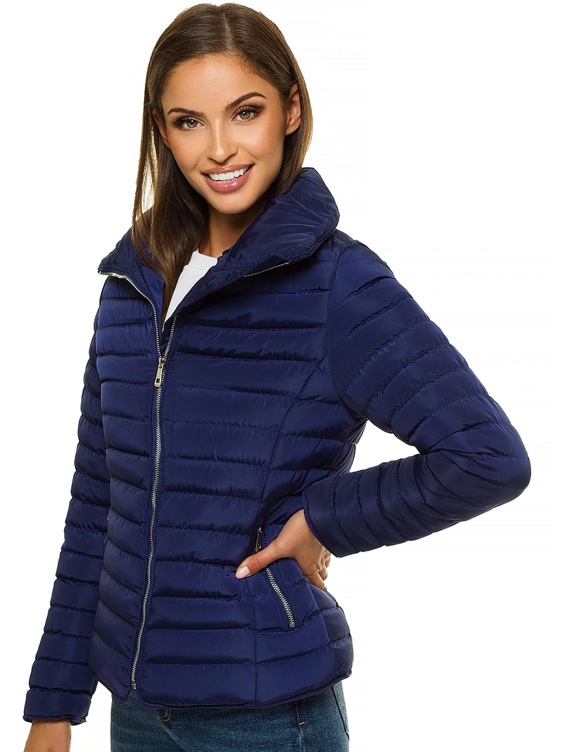 Kurtka przejściowa damska granatowa OZONEE JS/M23063/6