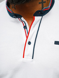 Футболка Поло Чоловіча Бiла OZONEE O/DA721