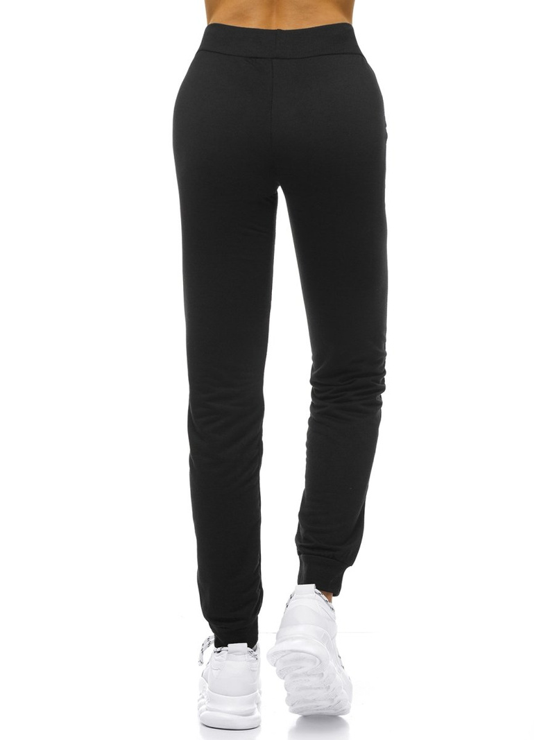 Spodnie dresowe damskie czarne OZONEE O/82053