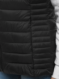 Kamizelka damska pikowana czarna OZONEE JS/M23038/392