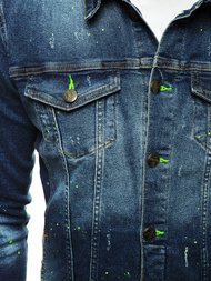 Kurtka męska jeans niebieska OZONEE B/25004