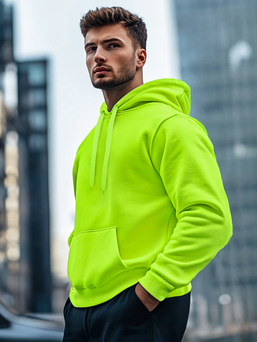 Толстовка чоловіча Зелена-неон OZONEE JS/2009Z