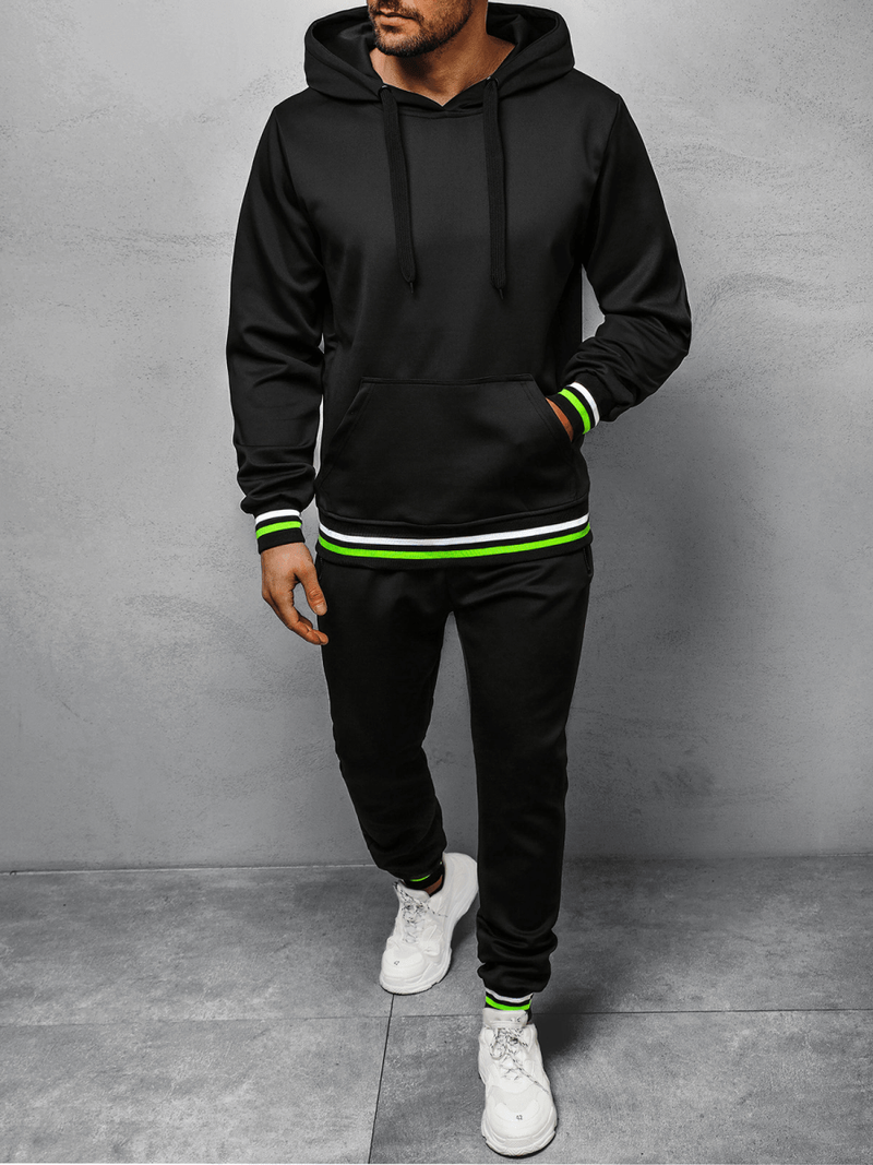 Спортивний костюм чоловічій Чорний OZONEE JS/68C10253