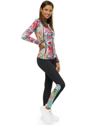 Жіночий спортивний костюм з двох частин Кольоровий OZONEE O/MS020