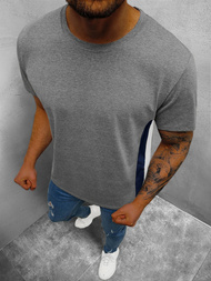 Футболка чоловіча графіт OZONEE JS/8T92/5