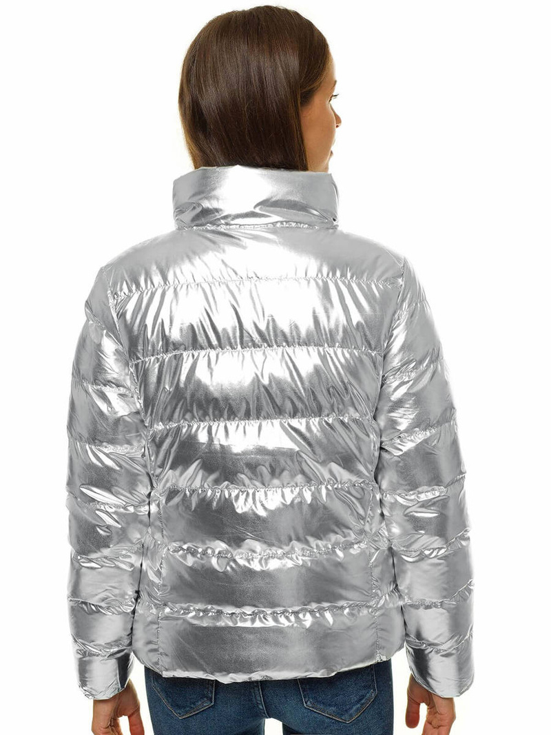 Куртка жіноча срібляста OZONEE JS/M23061/6
