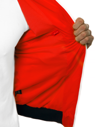 Kurtka bomberka męska czerwona OZONEE N/6197