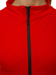 Bluza damska rozpinana czerwona OZONEE JS/HD151/5
