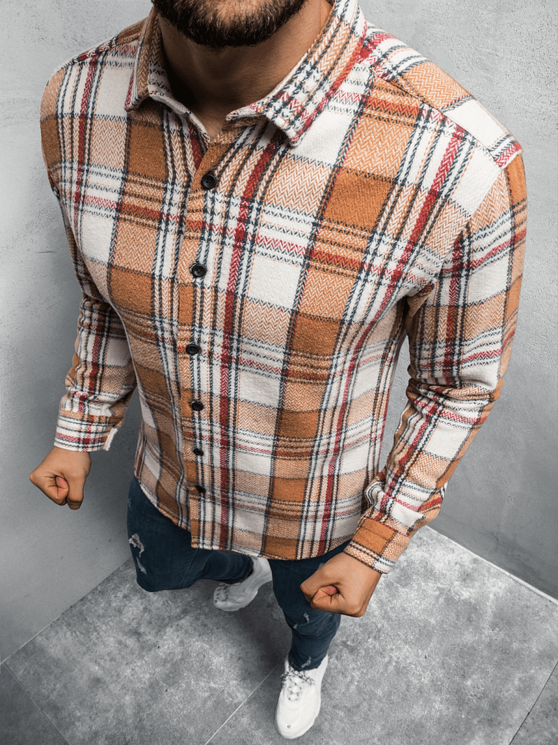 Сорочка чоловіча Гiрчична OZONEE E/3902/7