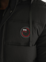 Kurtka męska pikowana czarna OZONEE JS/57M7501/392Z