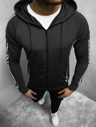 Kurtka przejściowa męska czarna OZONEE JS/M10305